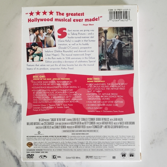 Singin' in the Rain DVD Two-Disc Special Edition - Picture 9 of 9